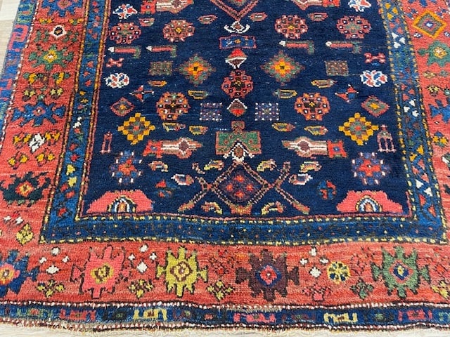 Antique Persian Kurdish Tribal Rug-5222/9 - 3