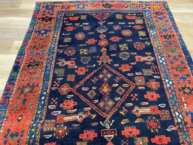 Antique Persian Kurdish Tribal Rug-5222/9 - 4