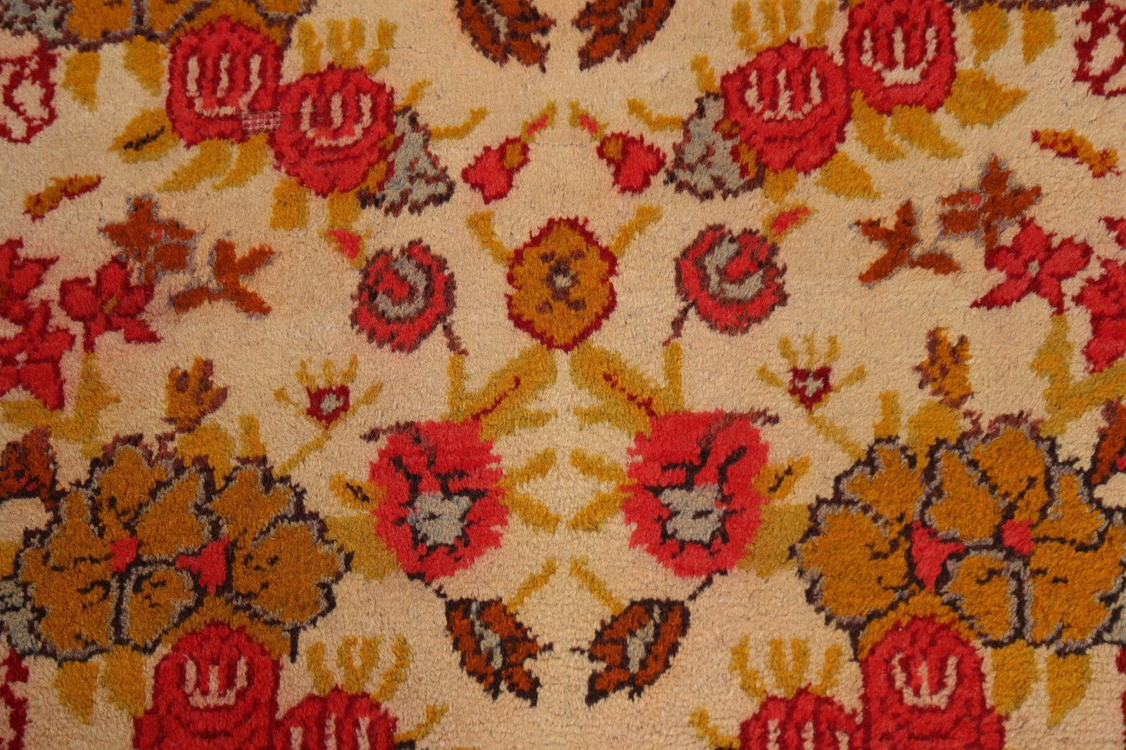 Antique Floral Kerman Persian Area Rug 3x6 - 10