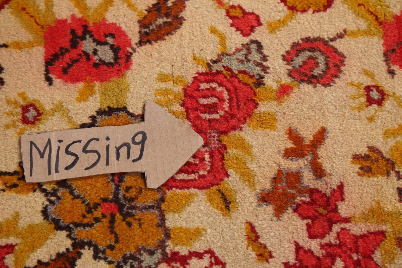 Antique Floral Kerman Persian Area Rug 3x6 - 13