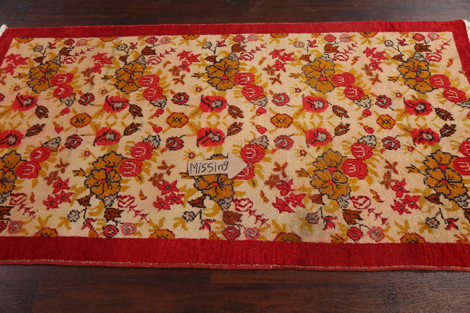 Antique Floral Kerman Persian Area Rug 3x6 - 14