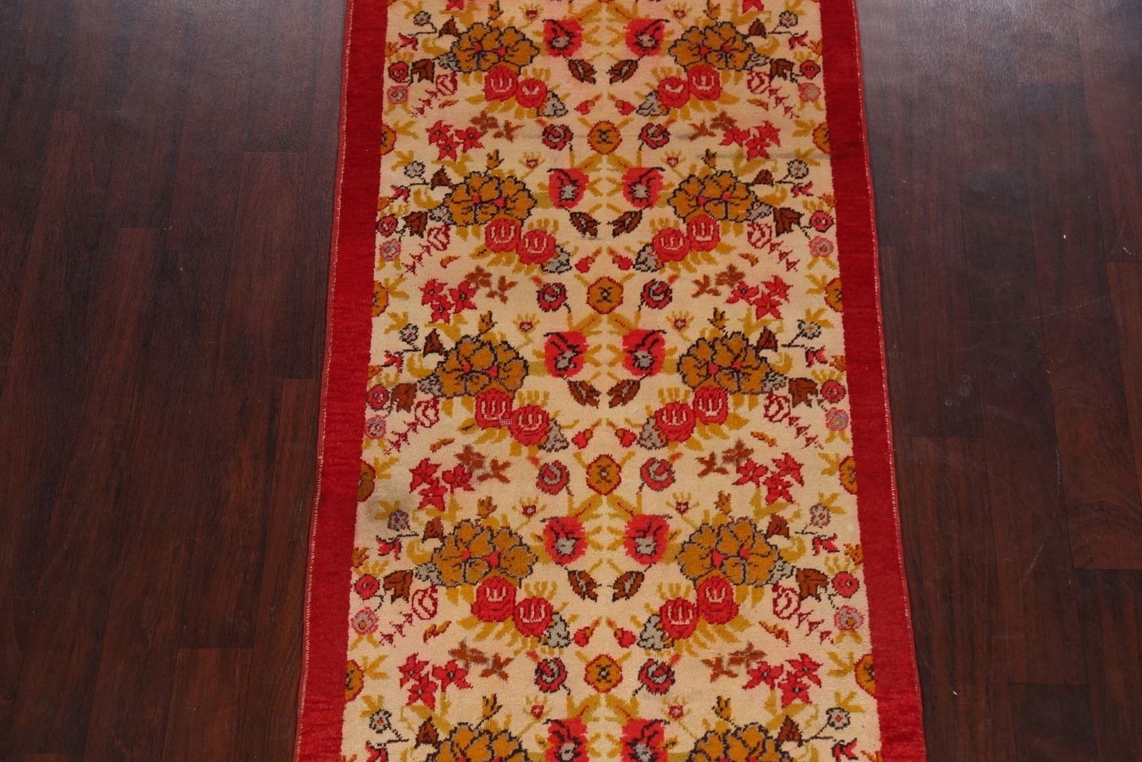Antique Floral Kerman Persian Area Rug 3x6 - 3
