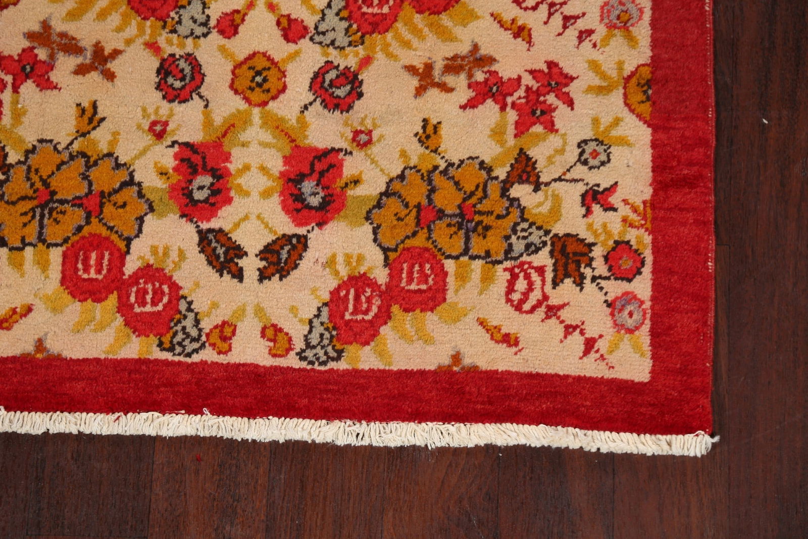 Antique Floral Kerman Persian Area Rug 3x6 - 5