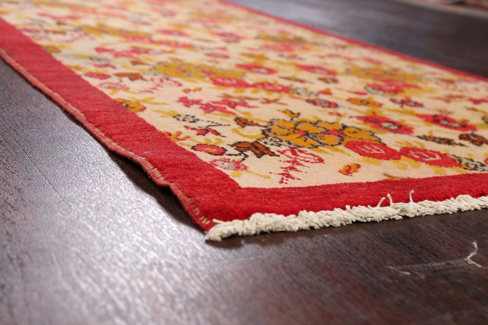 Antique Floral Kerman Persian Area Rug 3x6 - 6