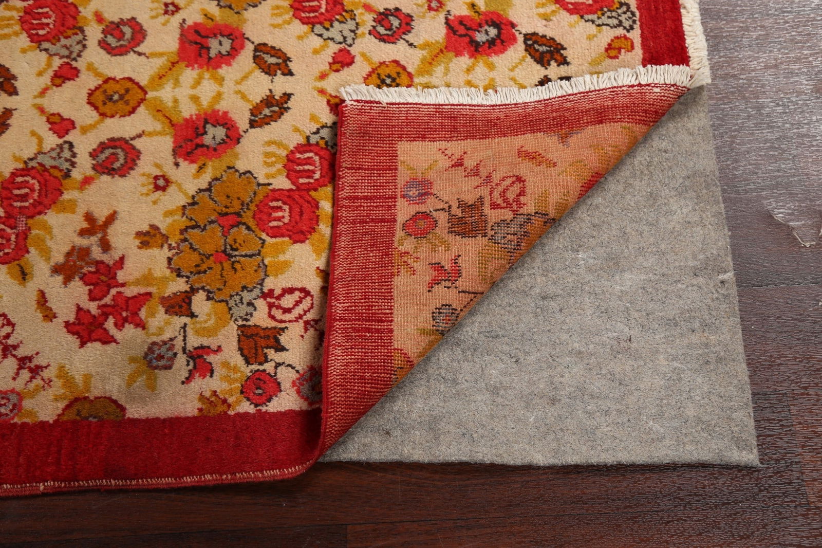 Antique Floral Kerman Persian Area Rug 3x6 - 7