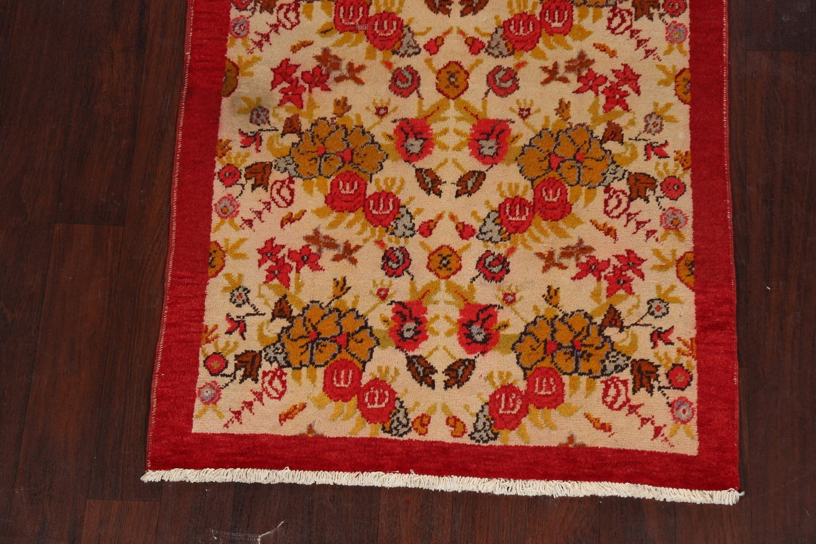 Antique Floral Kerman Persian Area Rug 3x6 - 8