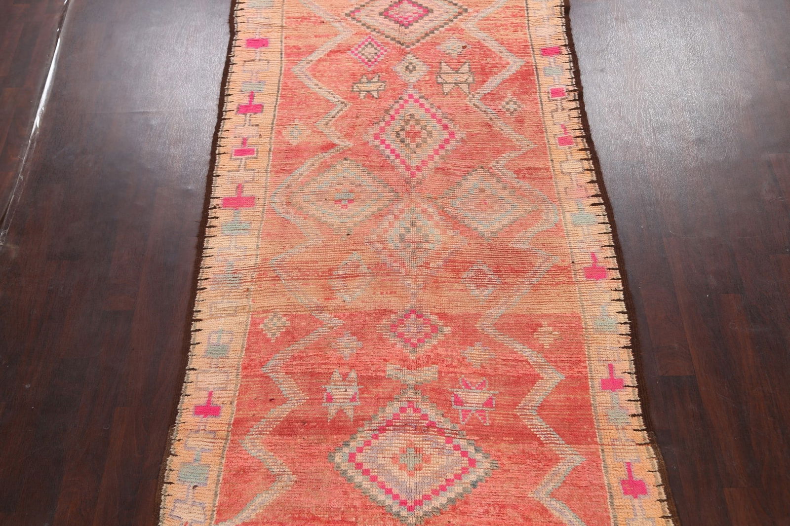 Antique Tribal Moroccan Oriental Area Rug 5x12 - 3