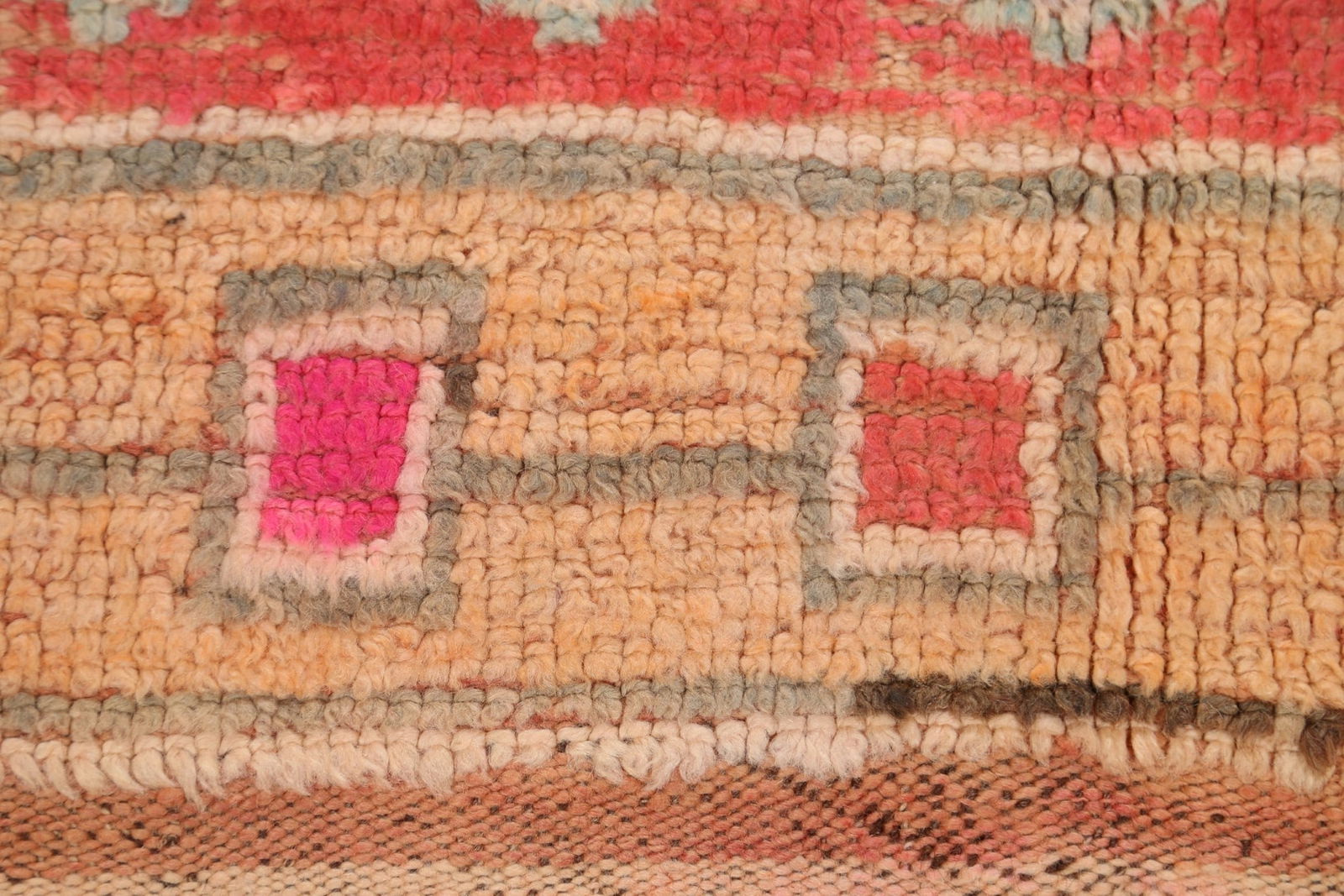 Antique Tribal Moroccan Oriental Area Rug 5x12 - 9