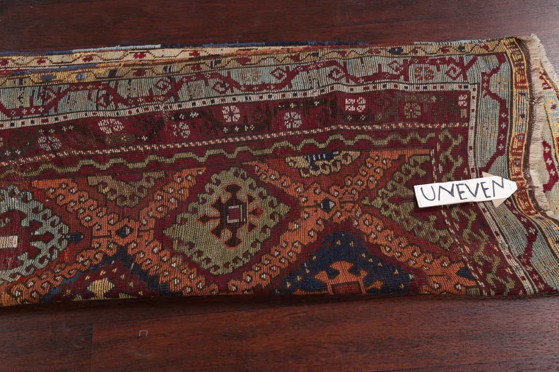 Pre-1900 Antique Vegetable Dye Oushak Oriental Area Rug 4x8 - 16