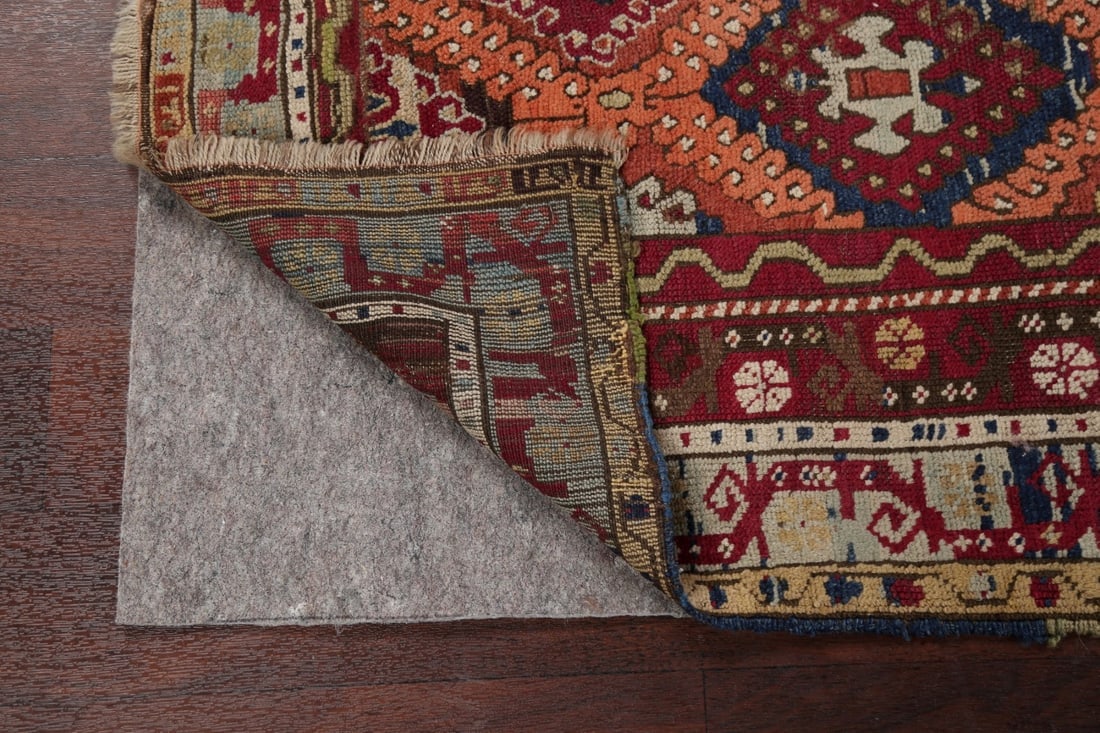 Pre-1900 Antique Vegetable Dye Oushak Oriental Area Rug 4x8 - 7