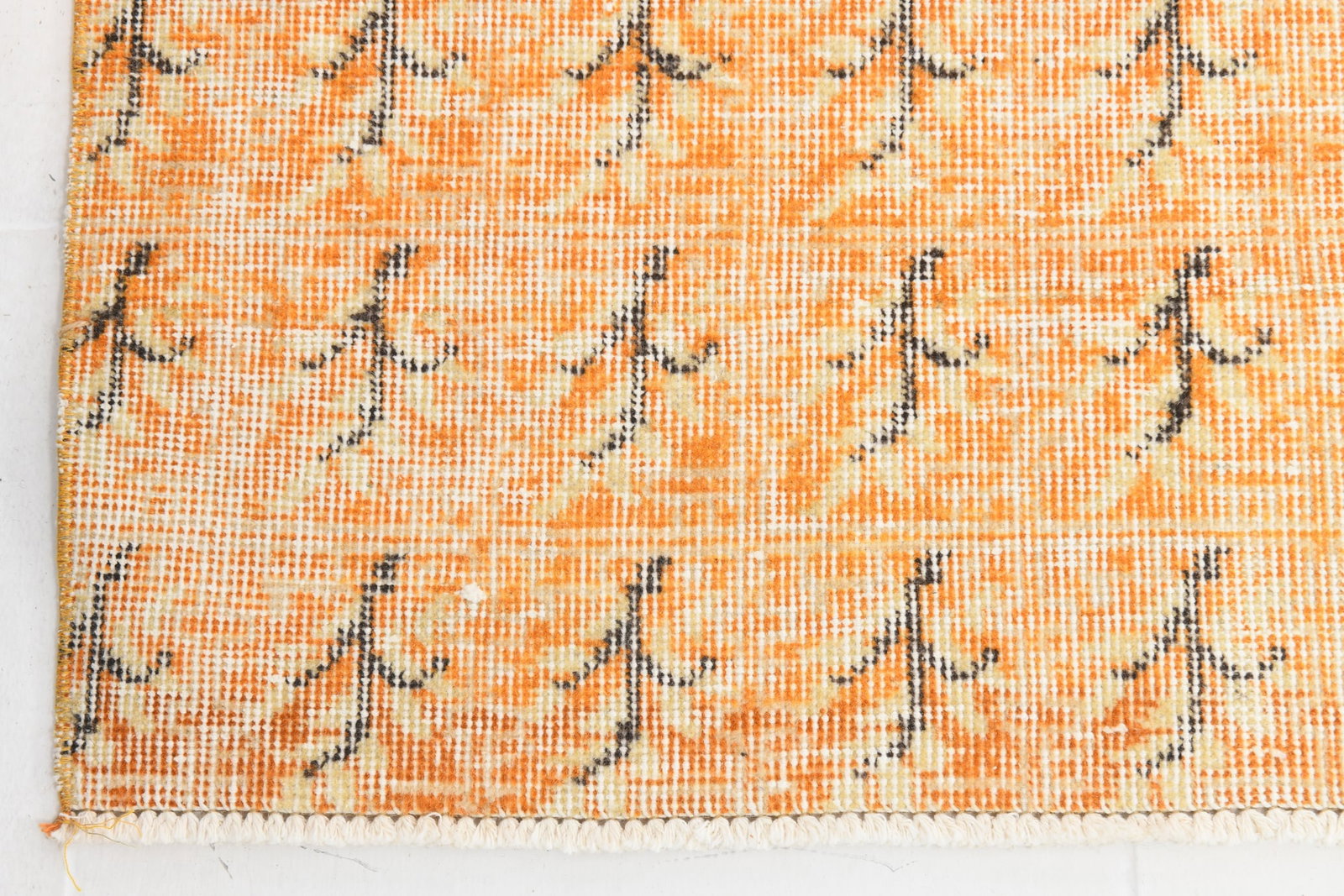 6'6'' x 9'8'' Handmade Vintage Wool Rug - 6785 - 11
