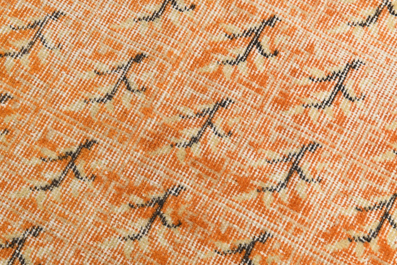 6'6'' x 9'8'' Handmade Vintage Wool Rug - 6785 - 7