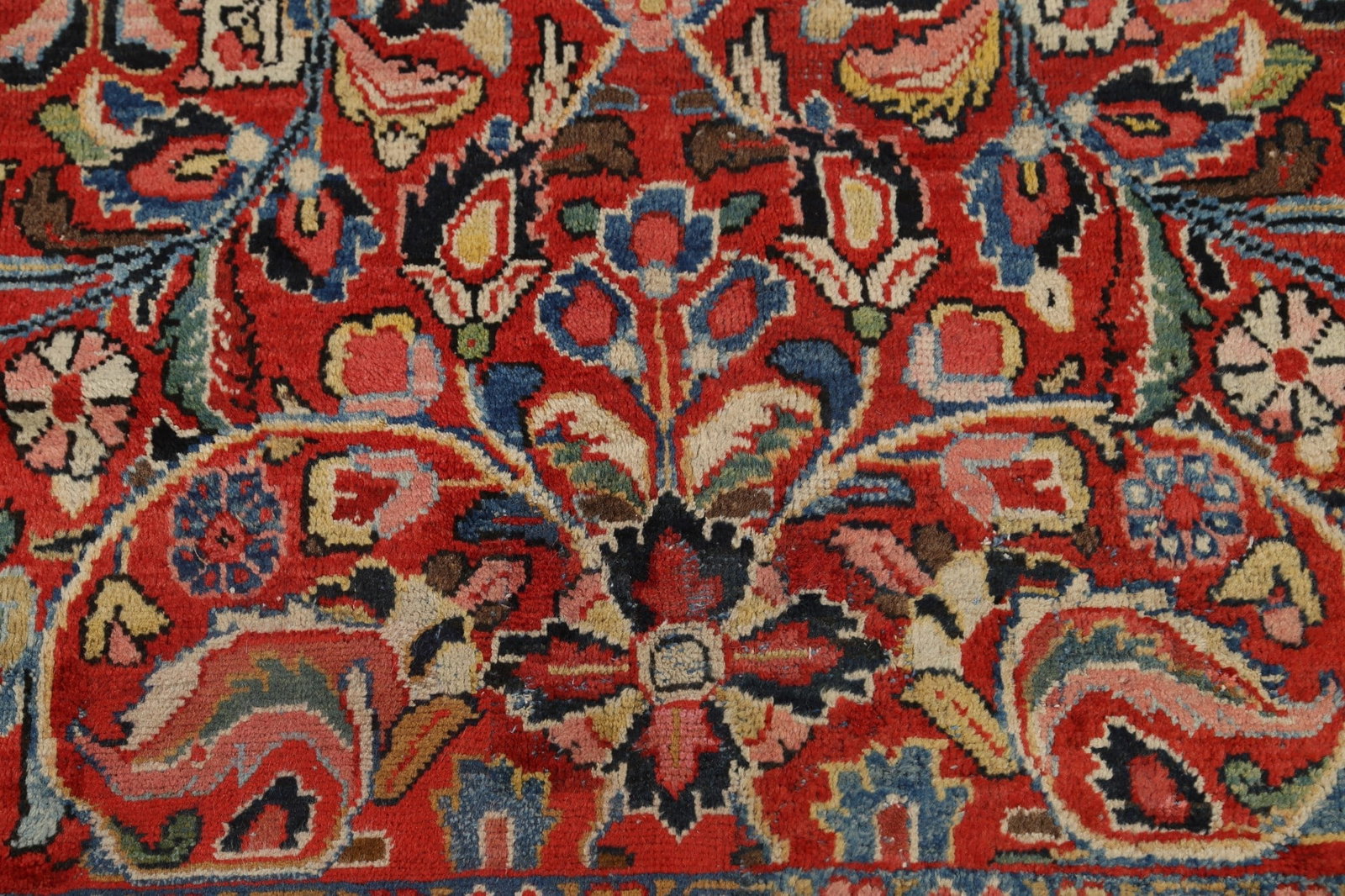 Antique Vegetable Dye Sultanabad Persian Area Rug 10x14 - 10