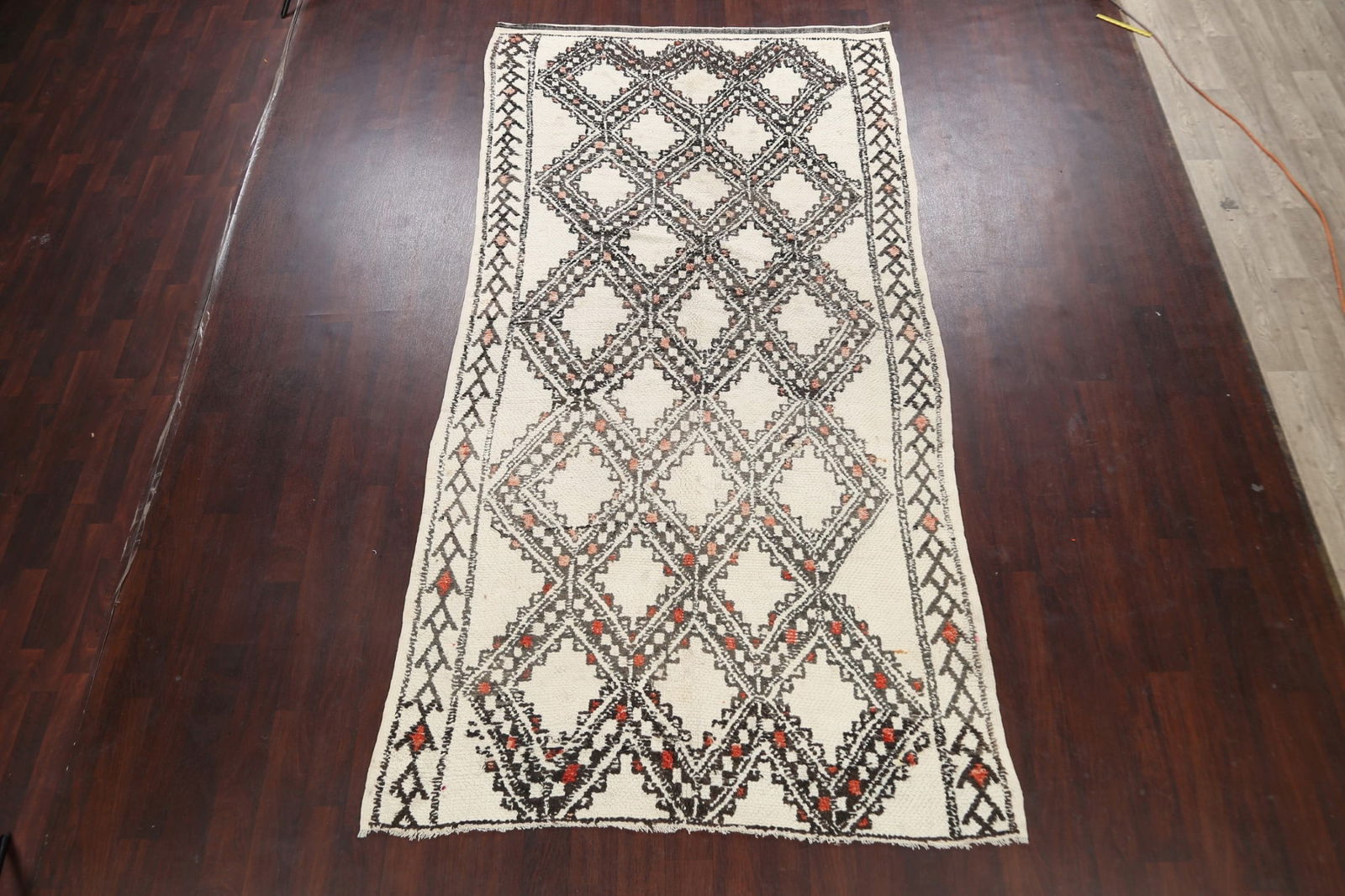 Antique Geometric Moroccan Oriental Area Rug 6x11 - 2