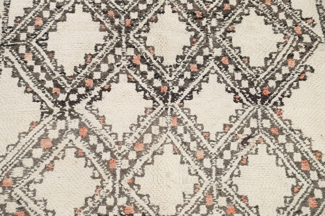 Antique Geometric Moroccan Oriental Area Rug 6x11 - 4