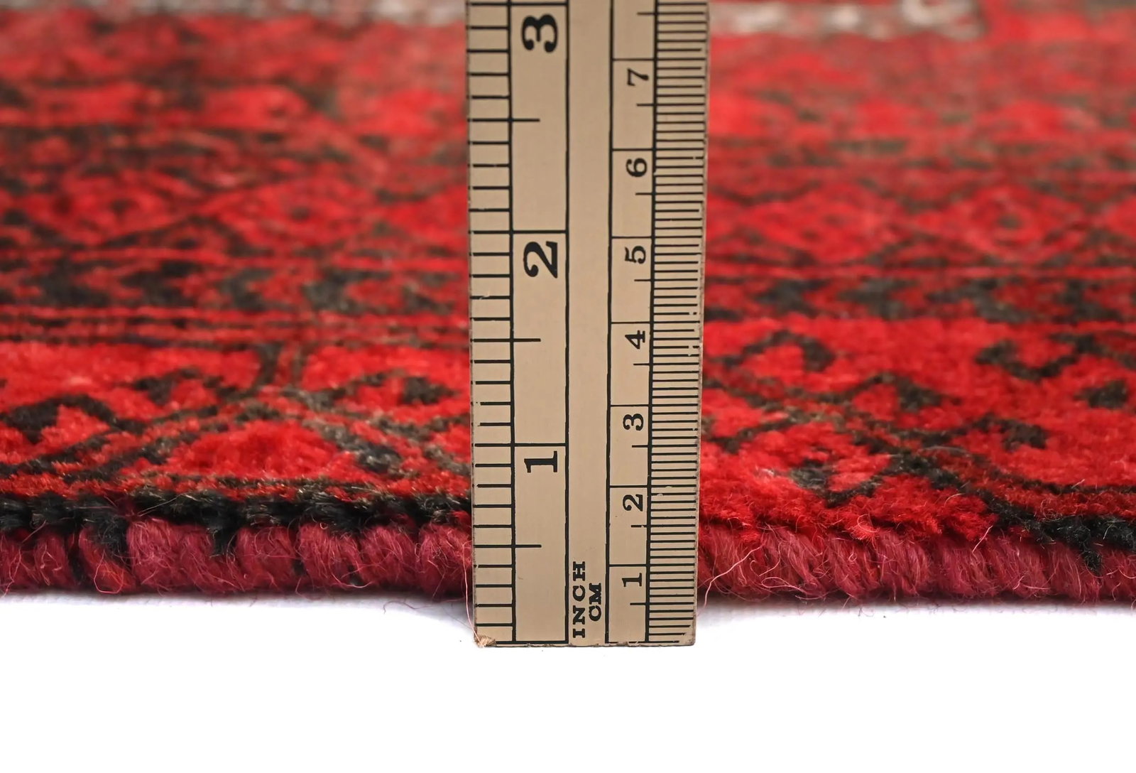 Vintage Red Tribal 3X6 Balouch Persian Rug - 10