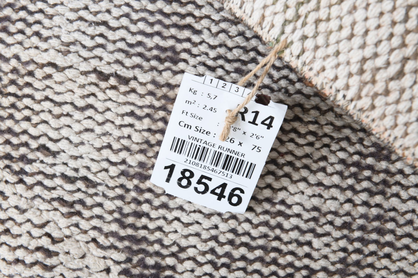 2'5'' x 10'8'' Turkish Vintage Runner Rug - 18546 - 16