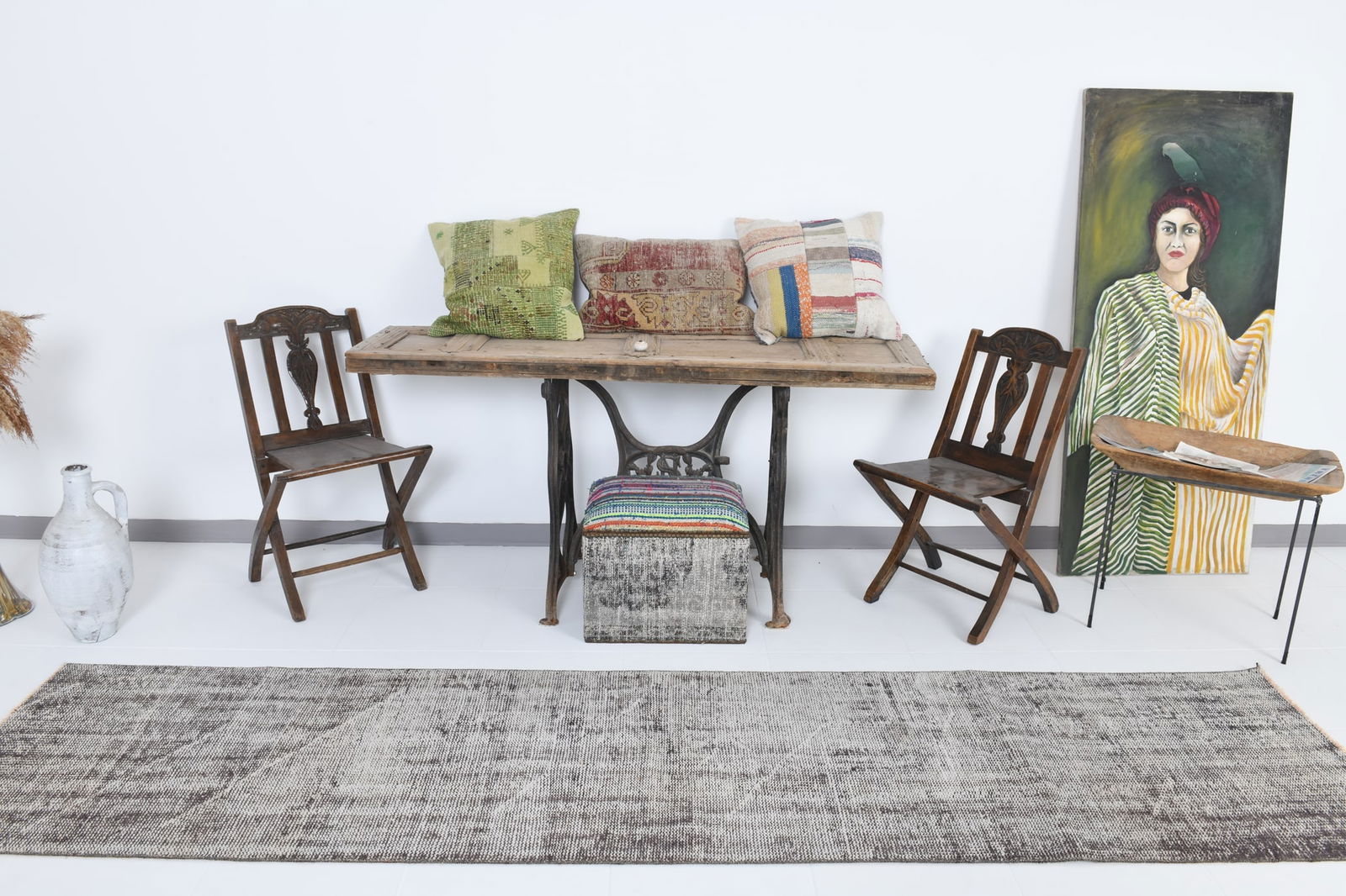 2'5'' x 10'8'' Turkish Vintage Runner Rug - 18546 - 2