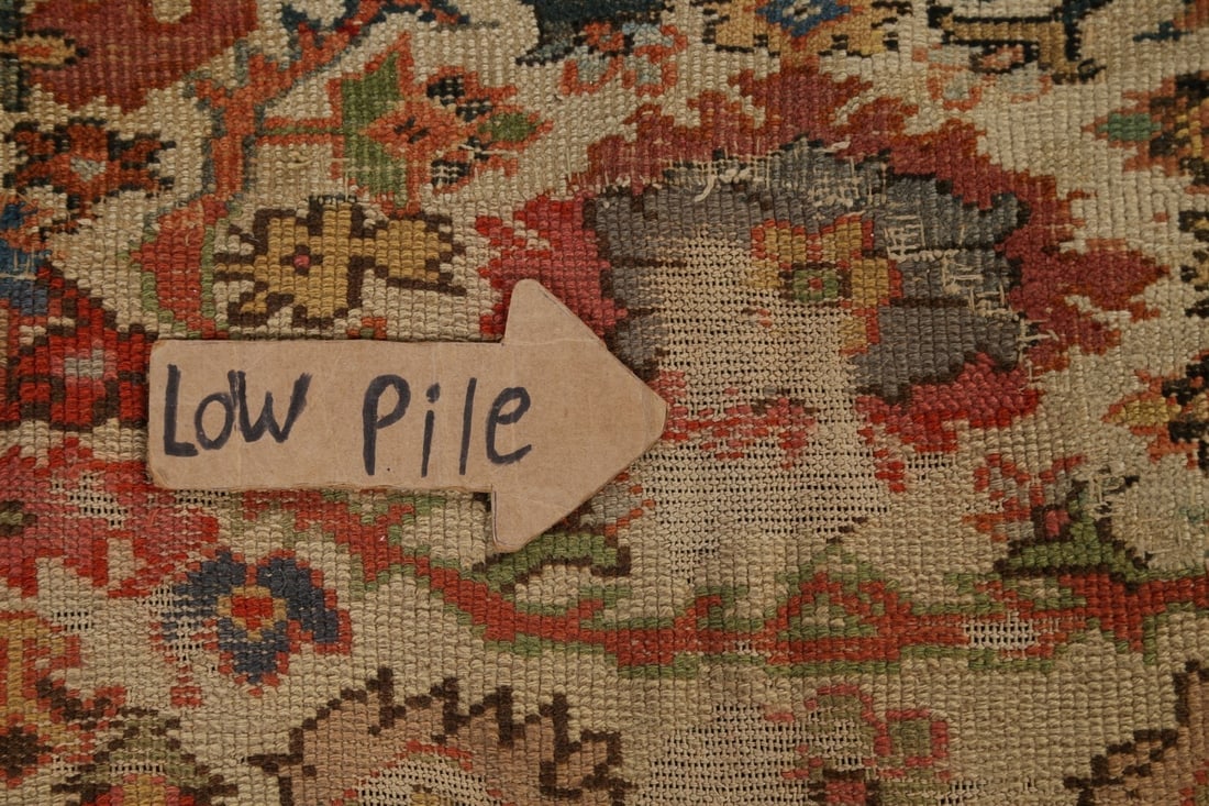 Pre-1900 Antique Vegetable Dye Sultanabad Persian Area Rug 9x12 - 14