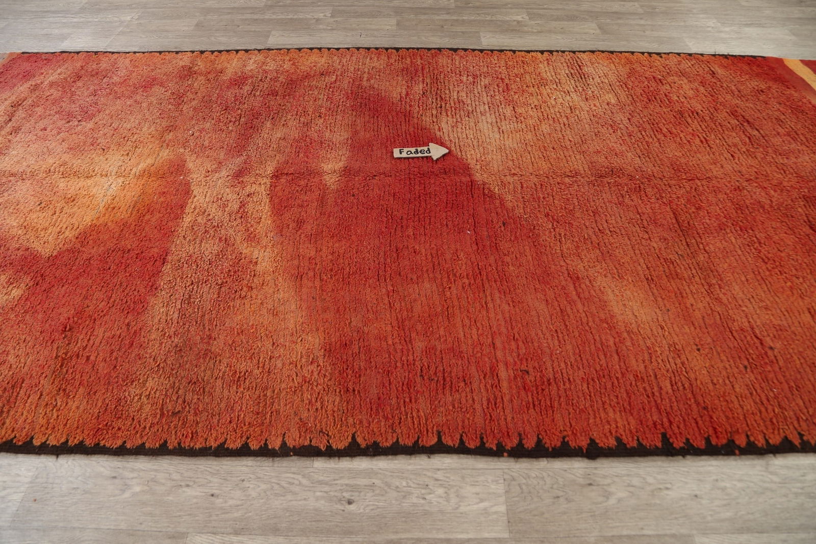 Antique Tribal Moroccan Oriental Area Rug 6x14 - 10