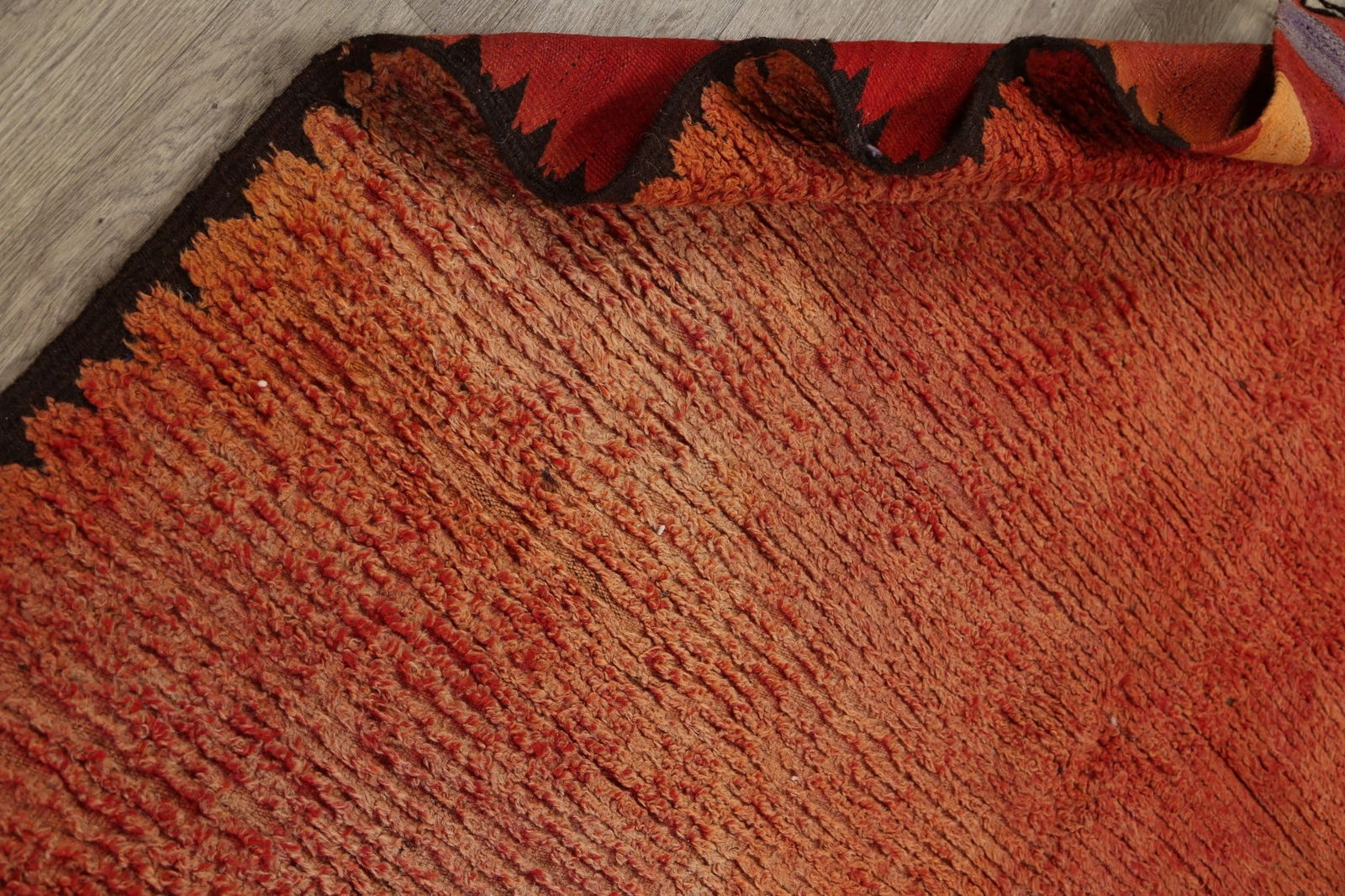 Antique Tribal Moroccan Oriental Area Rug 6x14 - 16