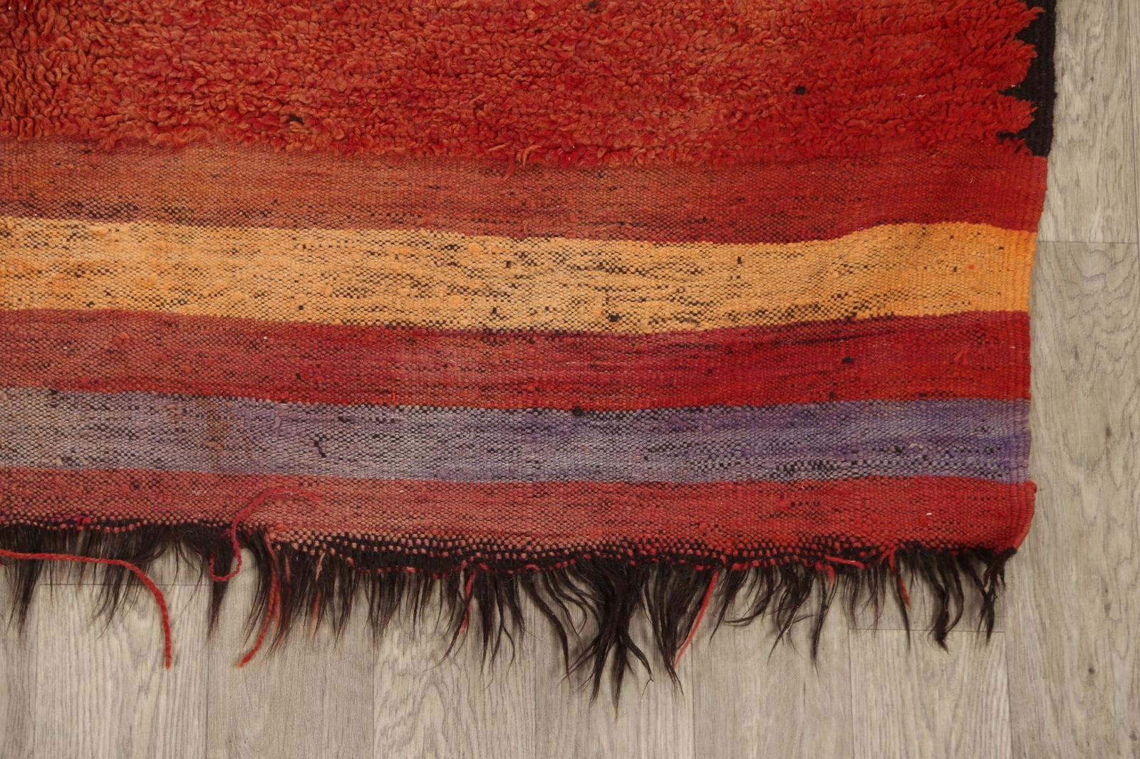 Antique Tribal Moroccan Oriental Area Rug 6x14 - 5