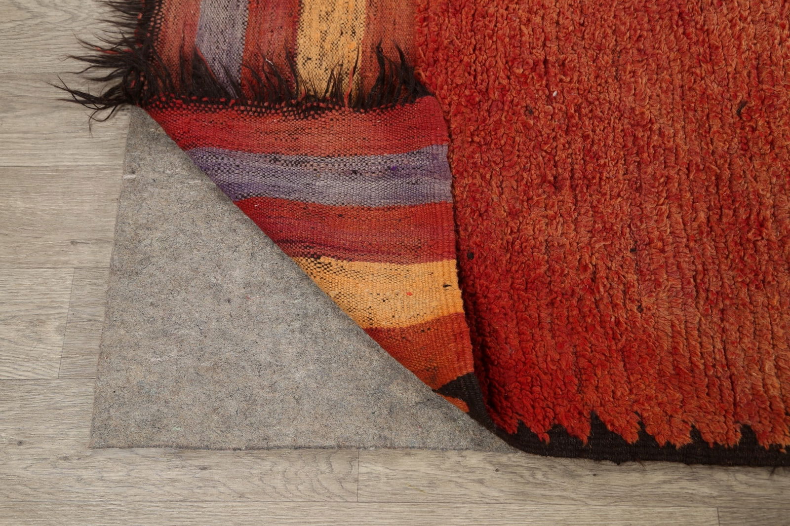 Antique Tribal Moroccan Oriental Area Rug 6x14 - 6