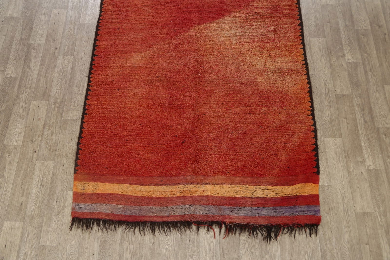 Antique Tribal Moroccan Oriental Area Rug 6x14 - 8