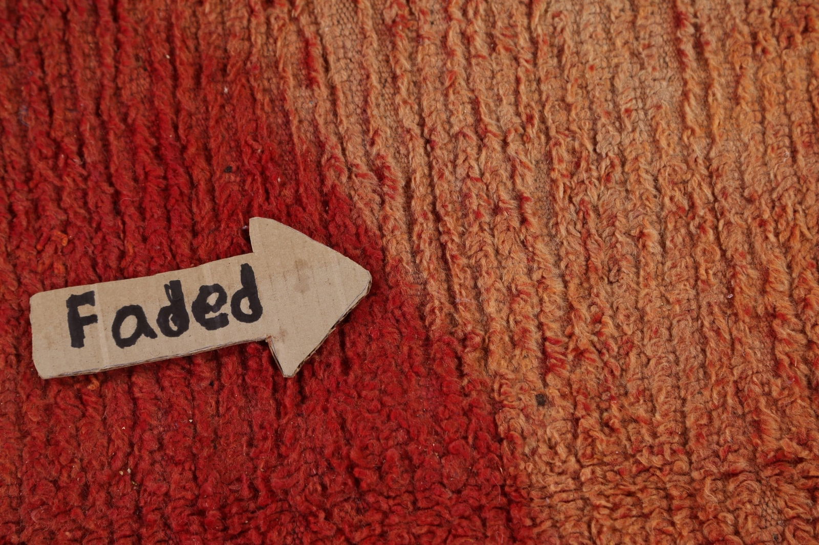 Antique Tribal Moroccan Oriental Area Rug 6x14 - 9