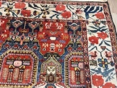 Antique Persian Bakhtiari Rug-5180 - 3