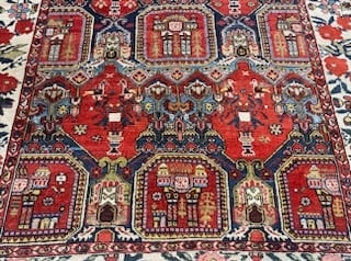 Antique Persian Bakhtiari Rug-5180 - 8