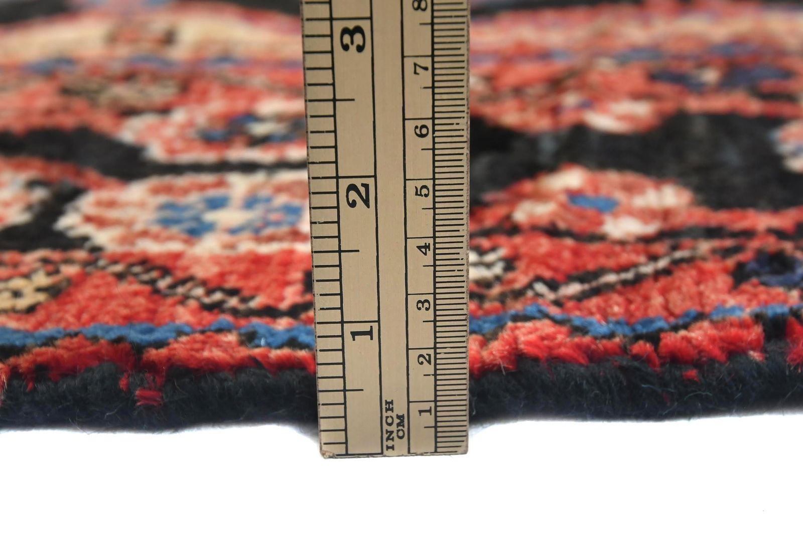 Vintage Tribal Plum 5X8 Nahavand Persian Rug - 10