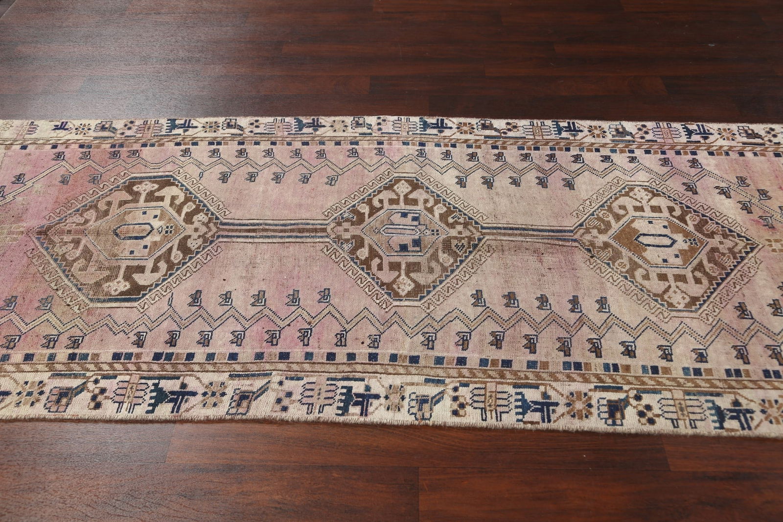 Pre-1900 Antique Qashqai Persian Rug 4x8 - 14