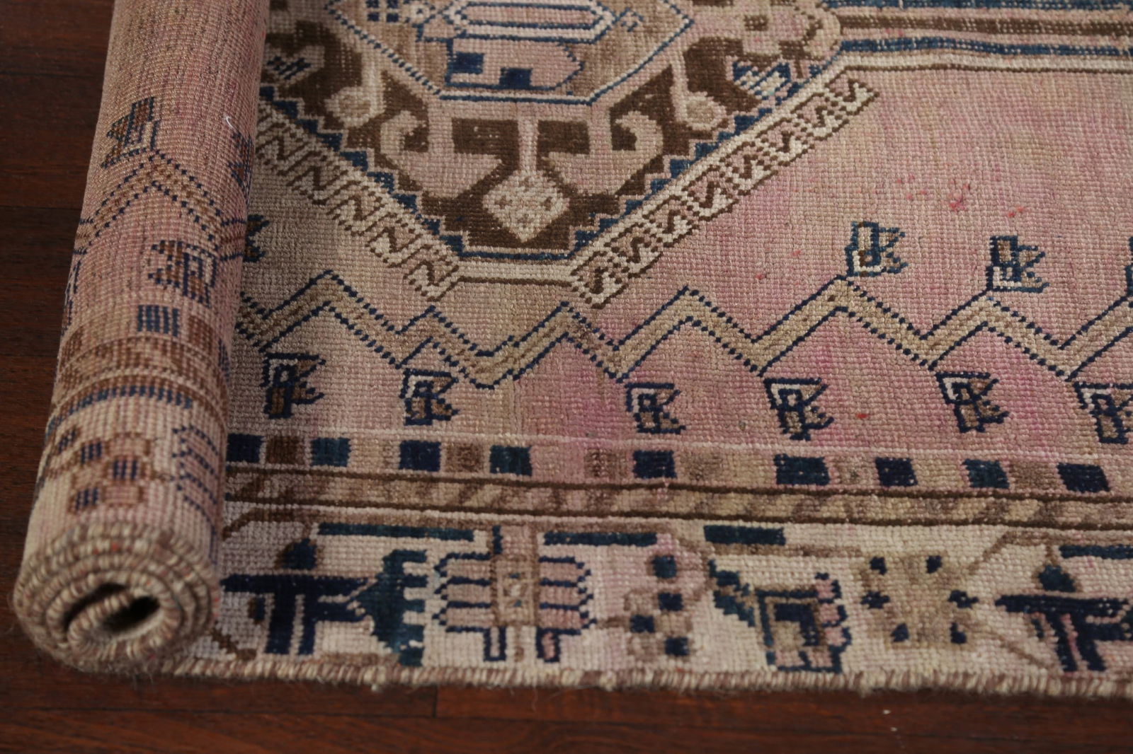 Pre-1900 Antique Qashqai Persian Rug 4x8 - 16