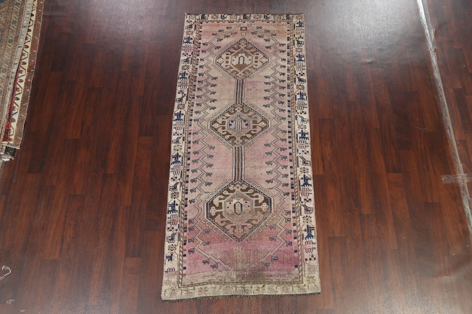 Pre-1900 Antique Qashqai Persian Rug 4x8 - 2