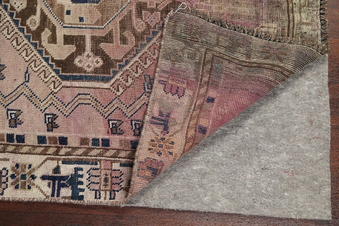 Pre-1900 Antique Qashqai Persian Rug 4x8 - 7