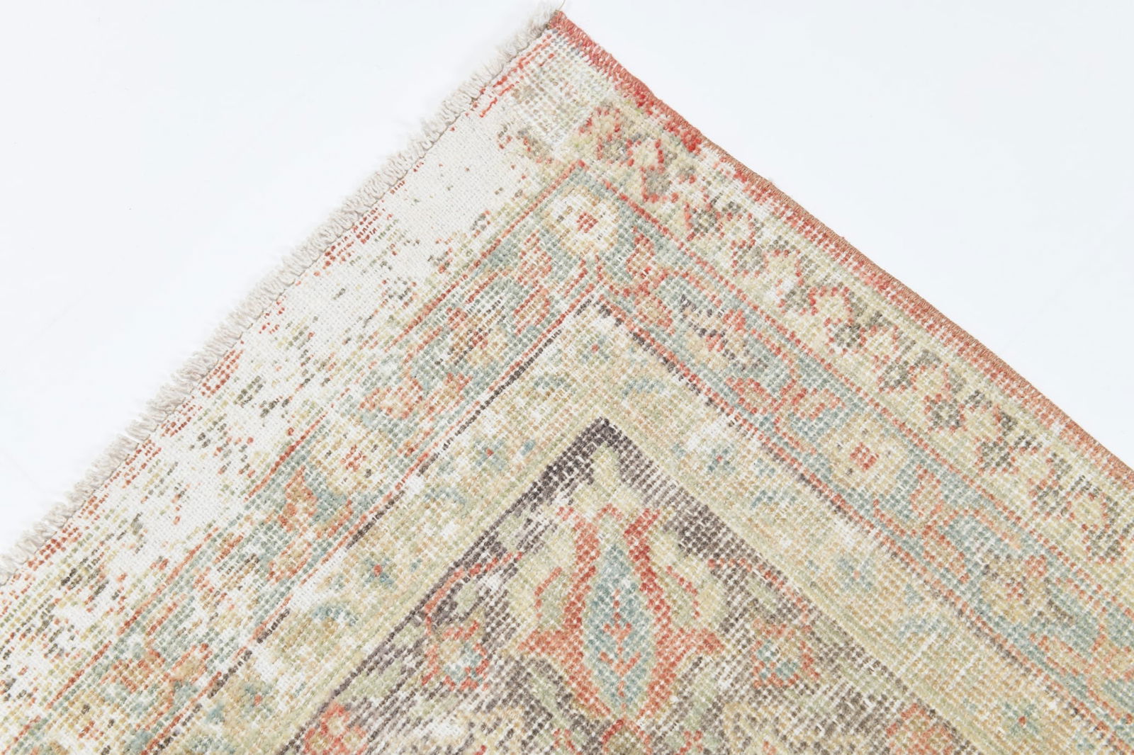 9'3'' x 11'8'' Turkish Vintage Runner Rug - 17565 - 10