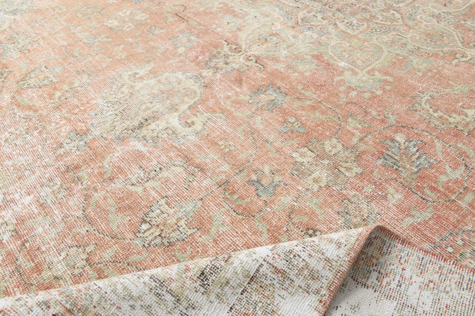 9'3'' x 11'8'' Turkish Vintage Runner Rug - 17565 - 16