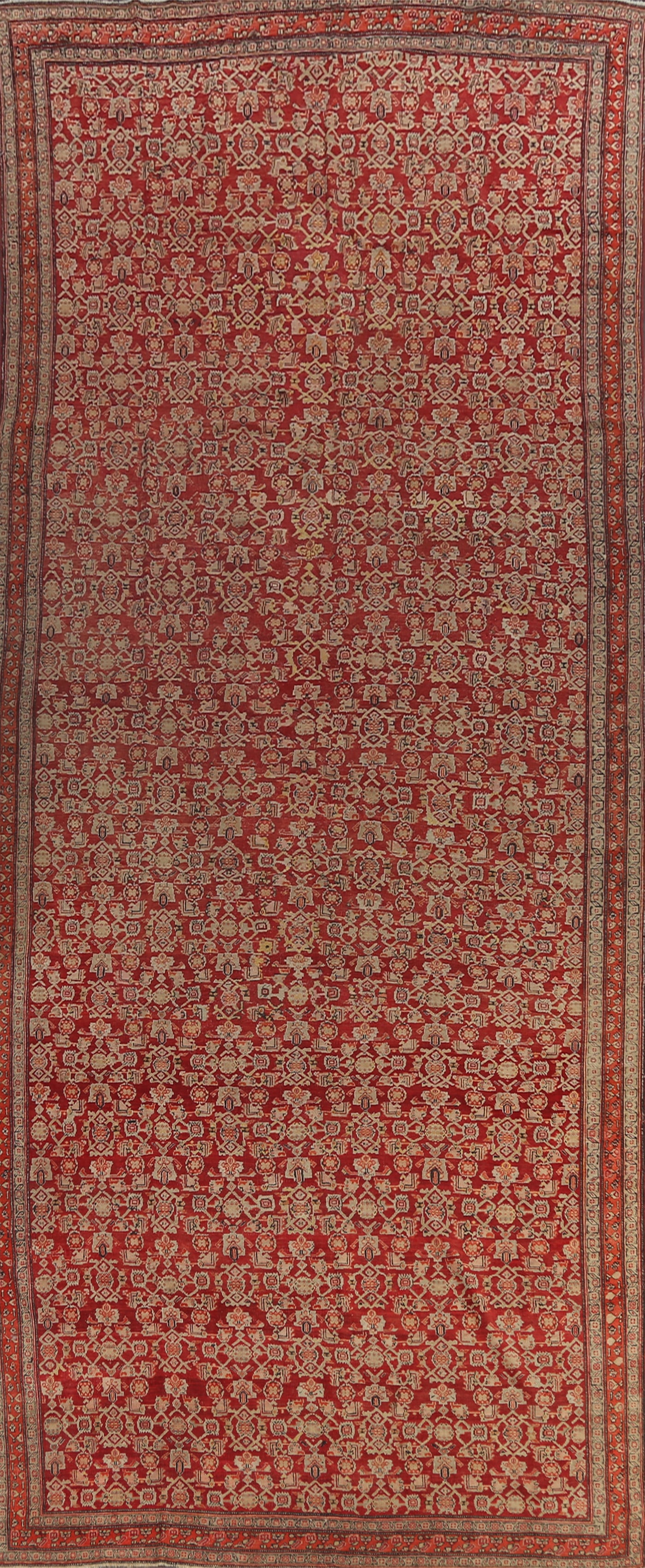 Pre-1900 Antique Vegetable Dye Karabakh Persian Rug 7x19 (1 of 18)