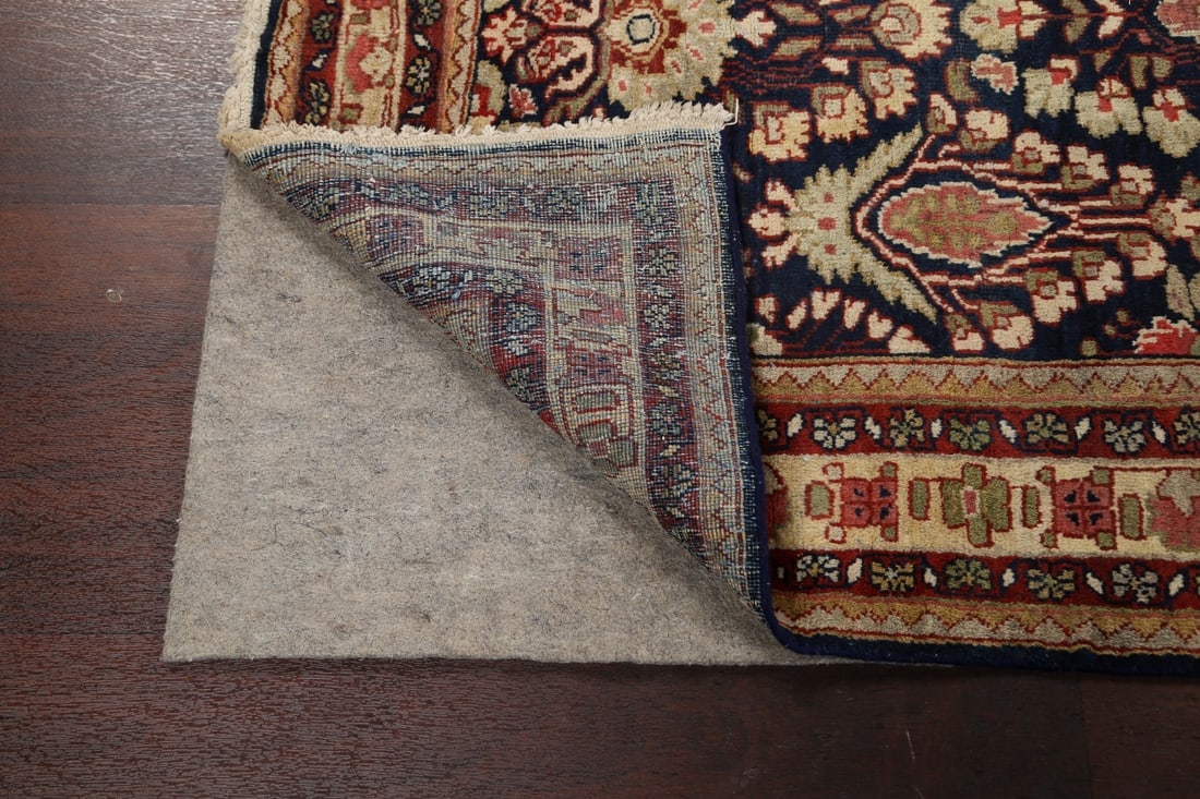 Antique Vegetable Dye Mahal Sarouk Persian Area Rug 4x7 - 7