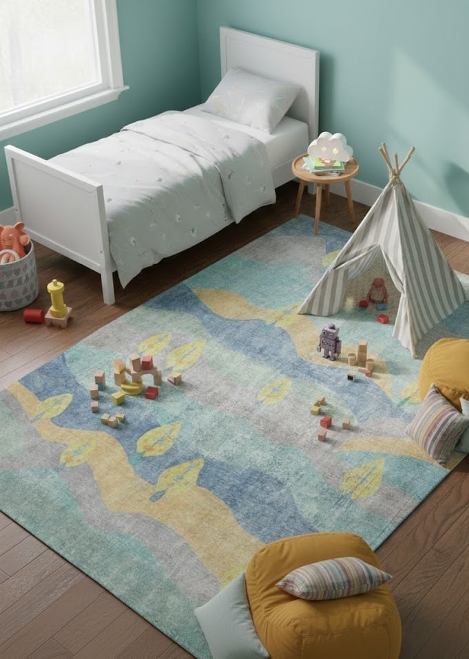 Vintage Multicolored Pictorial Traditional 8X11 Oriental Rug - 2