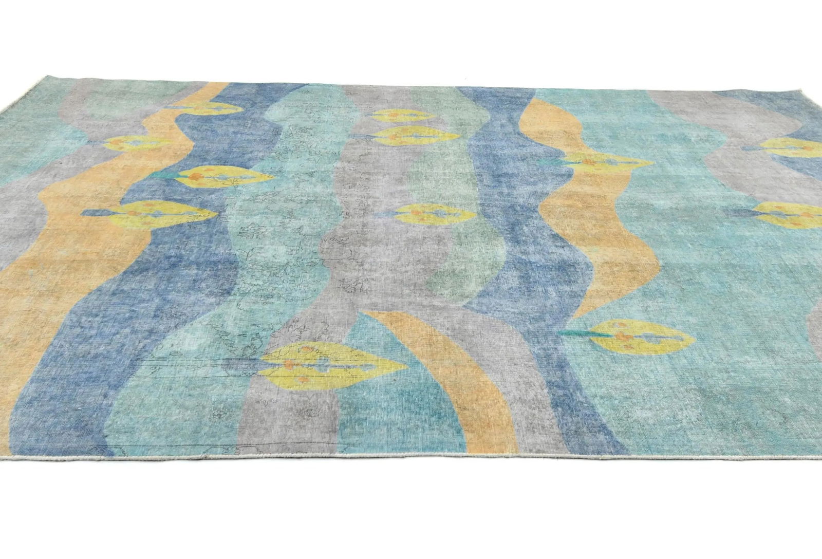 Vintage Multicolored Pictorial Traditional 8X11 Oriental Rug - 5