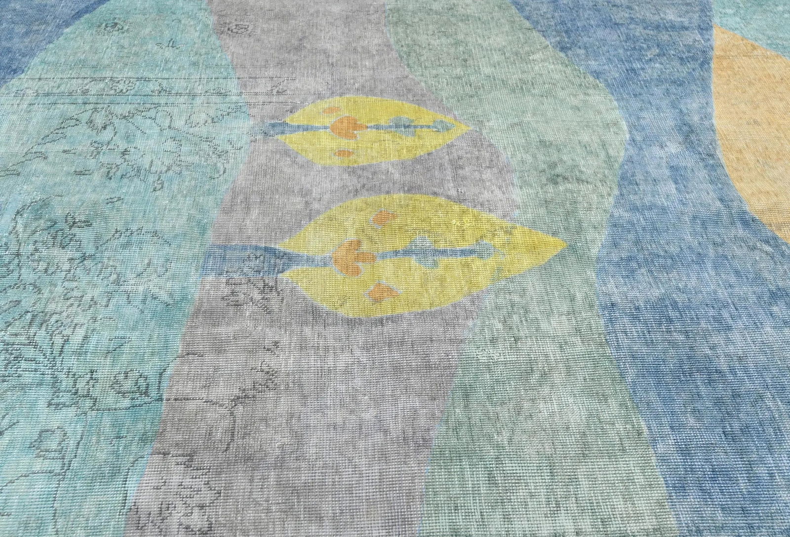 Vintage Multicolored Pictorial Traditional 8X11 Oriental Rug - 8