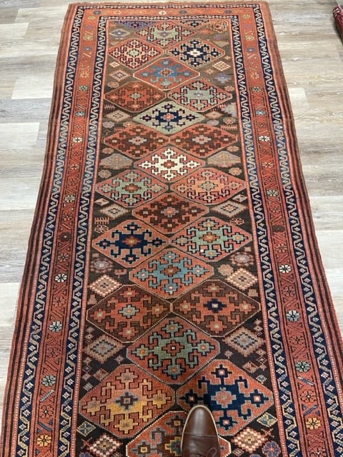Antique Tribal Kurdish- Caucasinn Rug-3405 - 5