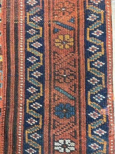 Antique Tribal Kurdish- Caucasinn Rug-3405 - 8
