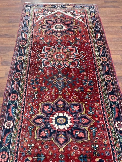 Vintage persian Heriz Runner-5033 - 4