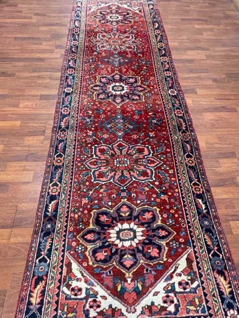 Vintage persian Heriz Runner-5033 - 6