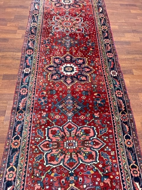 Vintage persian Heriz Runner-5033 - 7