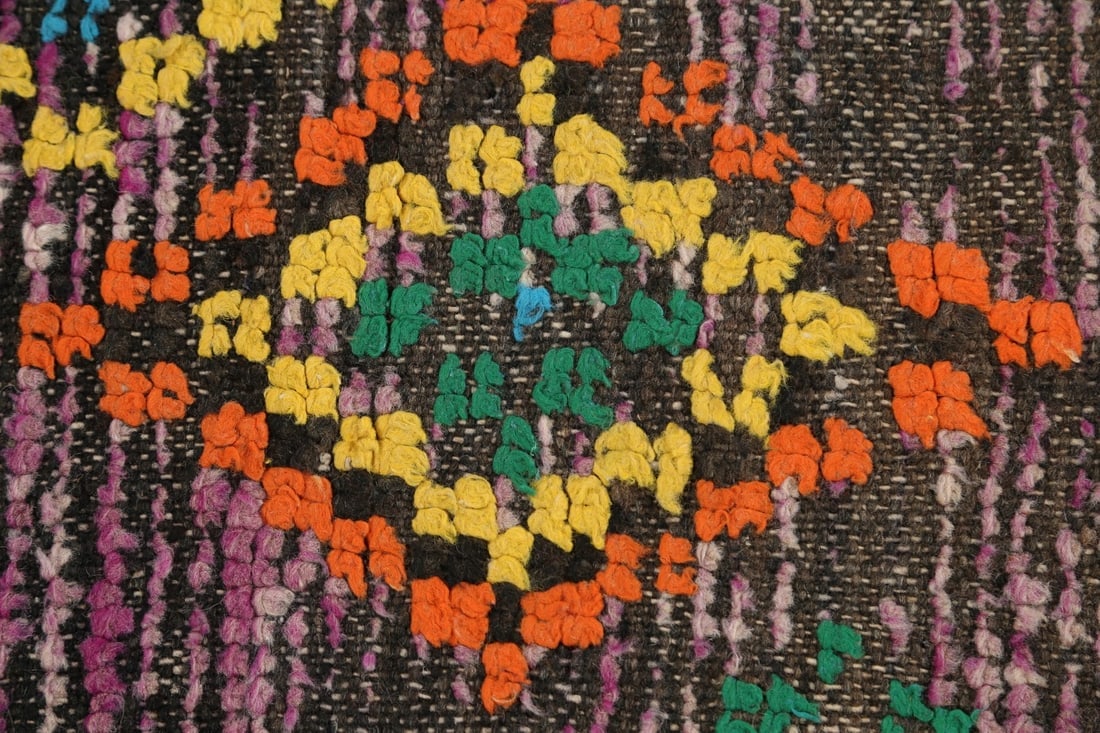 Antique Tribal Moroccan Oriental Area Rug 5x9 - 7