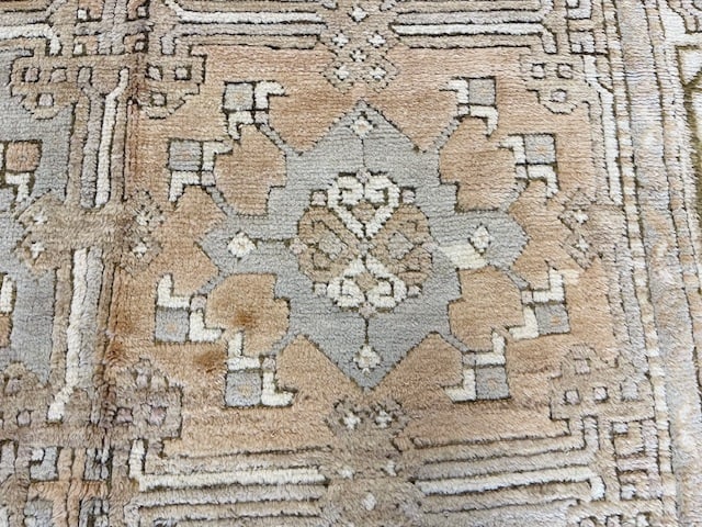 Antique Turkish Ushak rug-4394 - 6